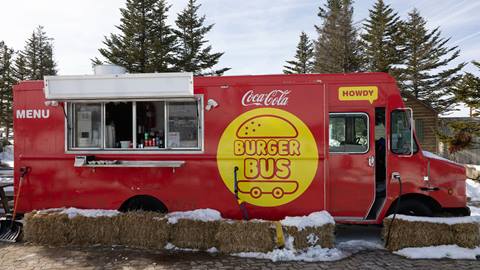 Burger Bus food truck at Snowshoe Mountain