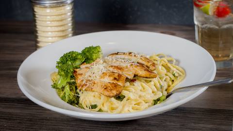 Chicken Pasta at the Junction Ale House