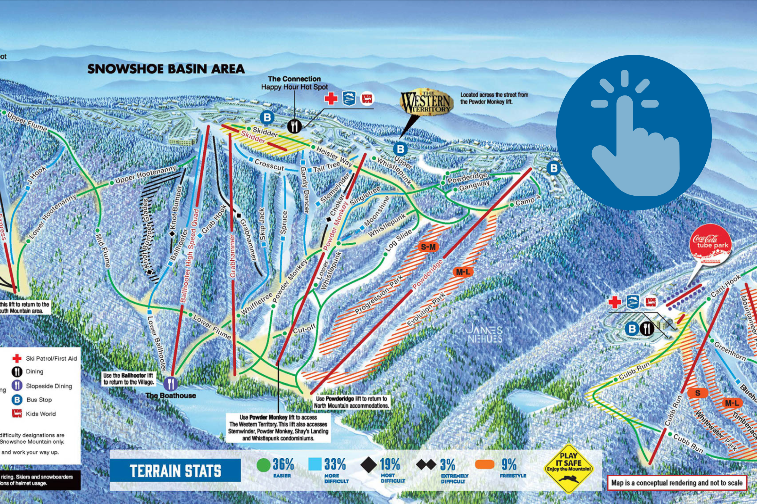Snowshoe Mountain Lodging Map Trail Maps Backcountry Maps Ski Maps At Snowshoe Mountain