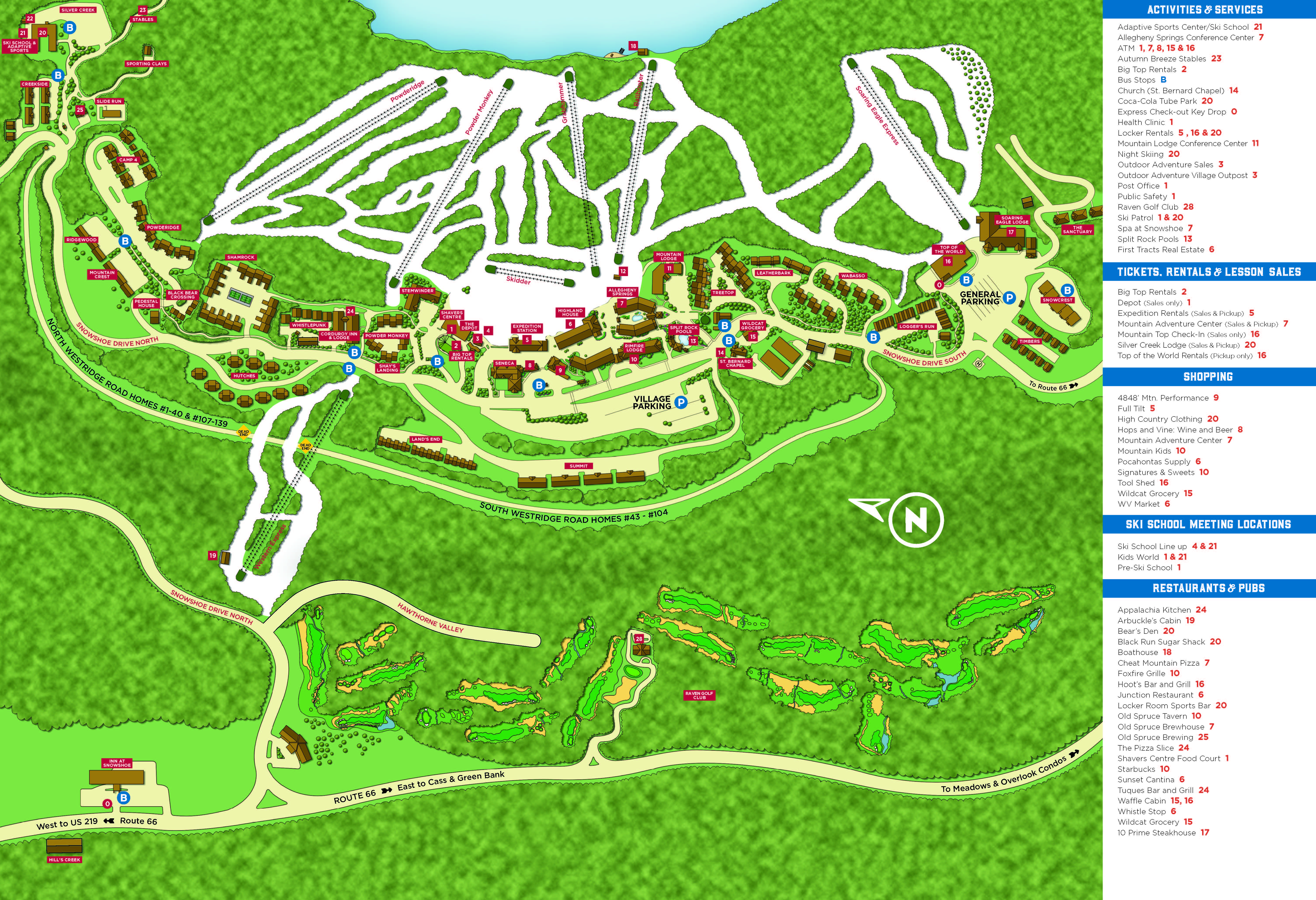 Snowshoe Mountain Top Map Directions To Snowshoe Mountain Ski Resort In Wv Near Dc