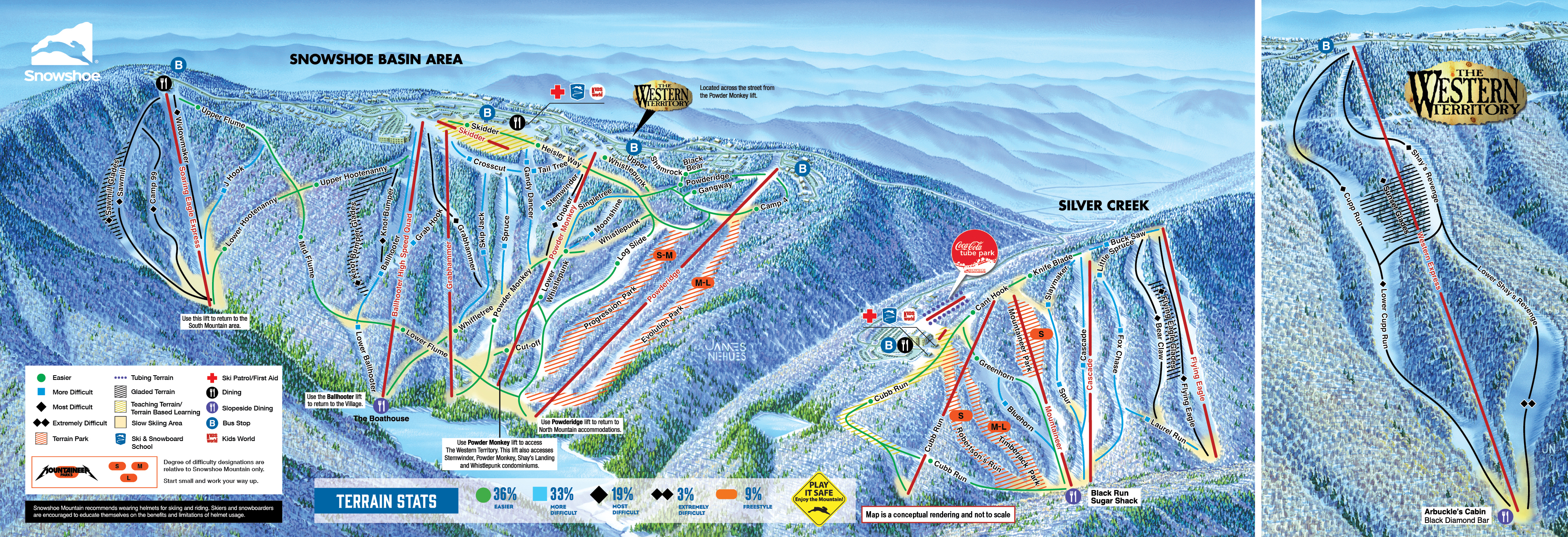 Trail Maps, Backcountry Maps, Ski Maps at Snowshoe