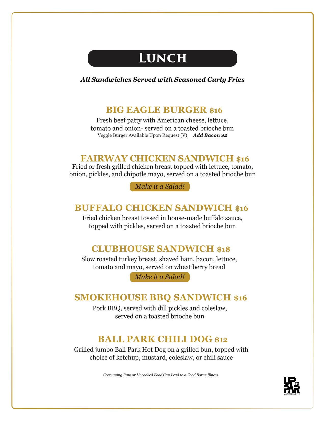 Raven Grill Lunch Menu | Snowshoe Mountain