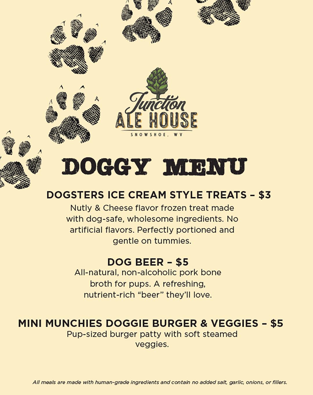 Dog Menu