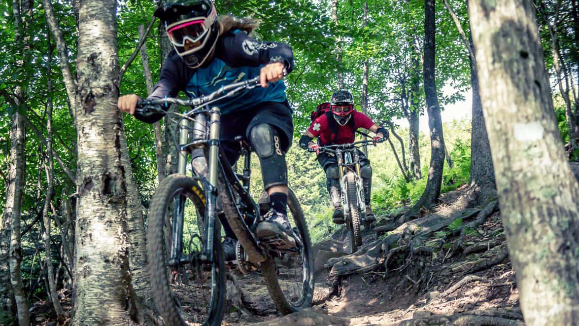 Mountain Bike Lessons at Snowshoe Bike Park in West Virginia