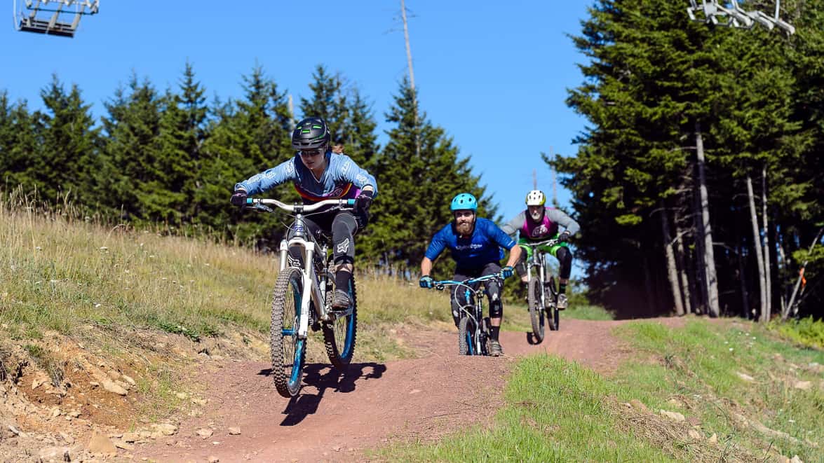 Mountain Bike Lessons at Snowshoe Bike Park in West Virginia