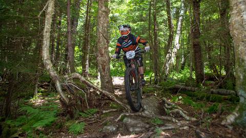 backcountry riding at Snowshoe Mountain