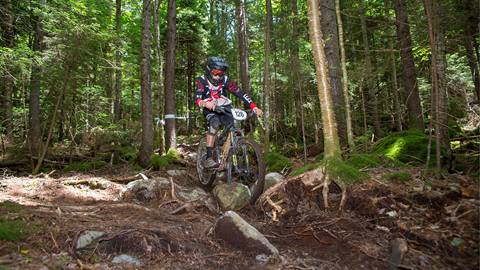 backcountry riding at Snowshoe Mountain