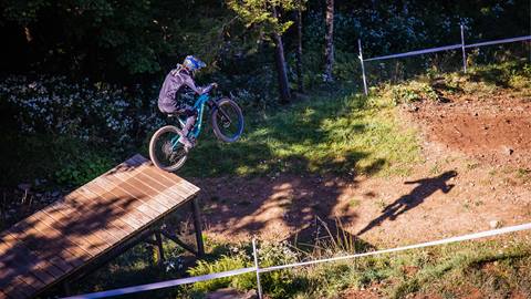 Downhill Mountain Biking at Snowshoe Mountain