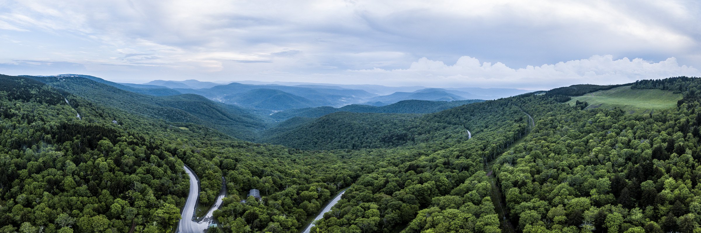Aerial Road View