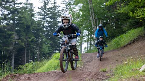 kids doing a Bike Lesson