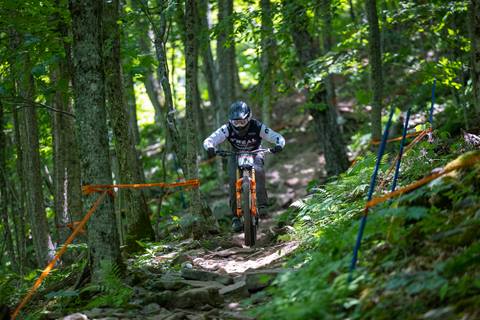 Downhill Southeast mountain bike racing at Snowshoe Bike Park