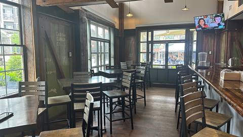 Photo of the Cocktail Bar within Junction Ale House at Snowshoe Mountain