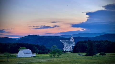 Greenbank Observatory near Snowshoe Mountain