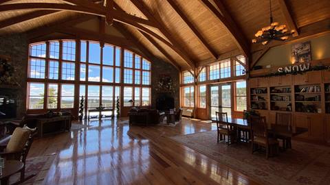 Soaring Eagle Hearth Room wedding venue