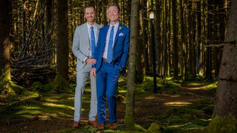 summer wedding at Snowshoe Mountain