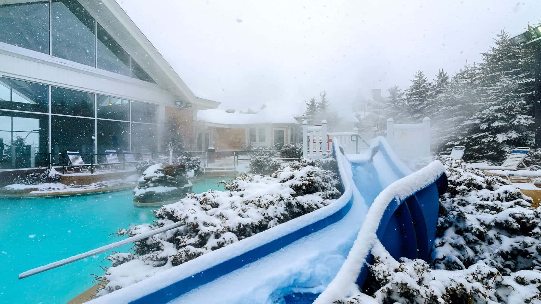 Split Rock Pools at Snowshoe Mountain Resort in West Virginia