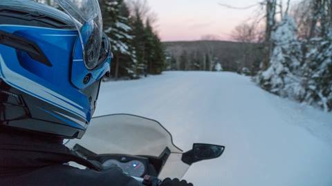 Snowmobile tours at Snowshoe mountain resort