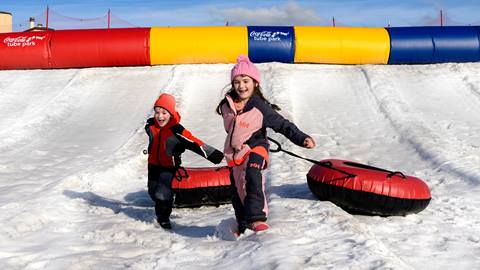 Kids at Coca Cola Tube Park