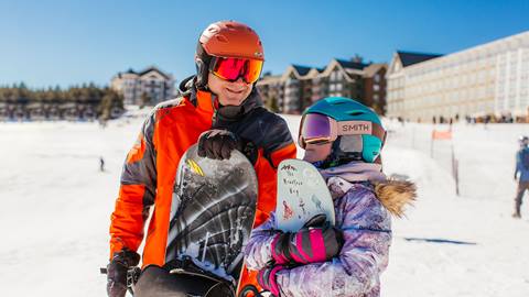 Family at Snowshoe Mountain