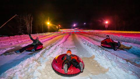 Snow Tubing at Snowshoe Mountain