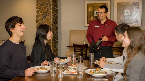 Dining at Snowshoe Mountain