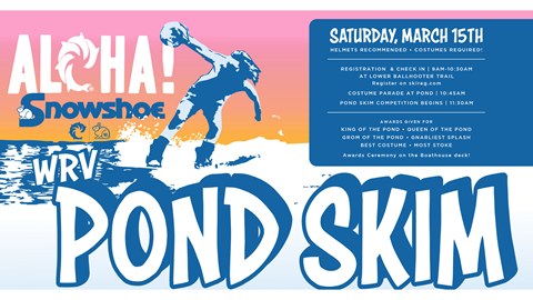 Aloha Snowshoe Pond Skim