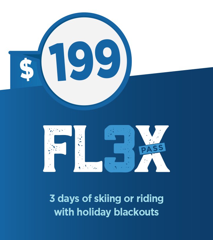 Flex 3 Pass | Snowshoe Mountain
