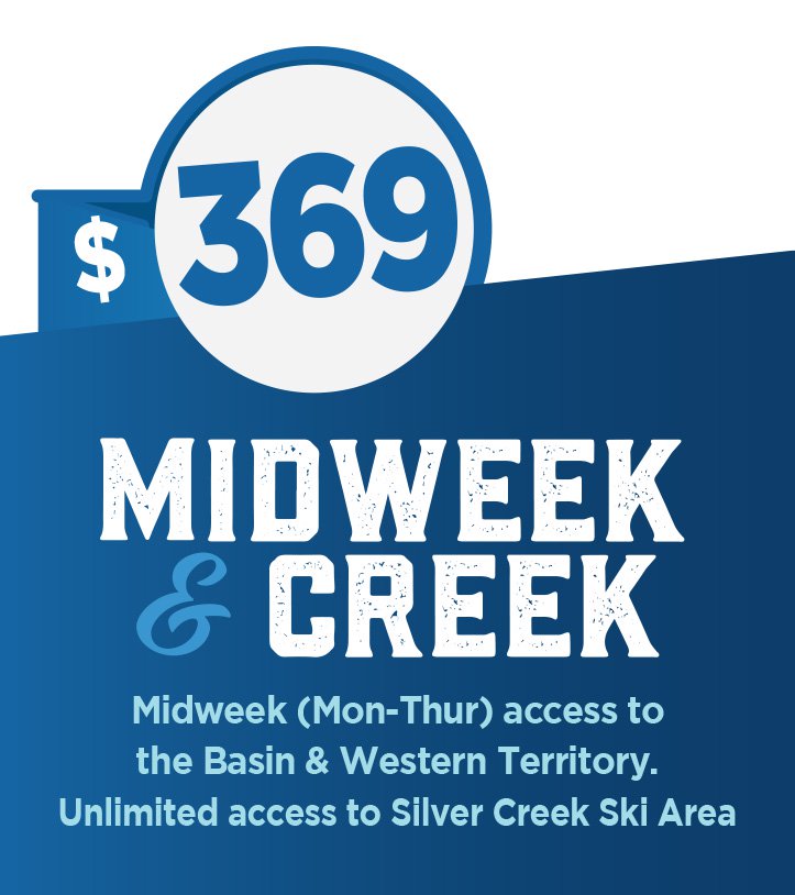 Midweek & Creek Pass | Snowshoe Mountain