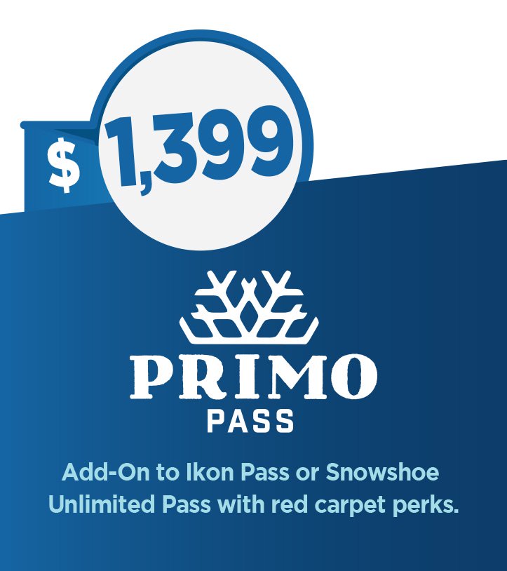 Primo Pass Add-On | Snowshoe Mountain