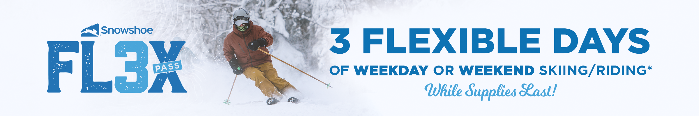 Flex 3 Pass | Snowshoe Mountain