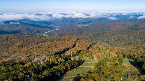 Aerial Mountain View