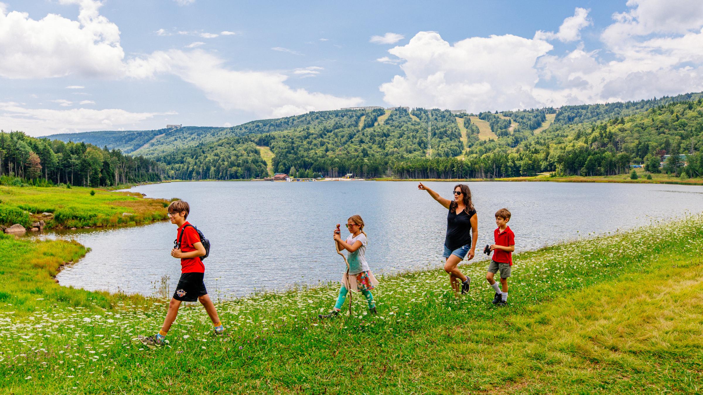 Shavers Lake at Snowshoe Mountain Resort in West Virginia
