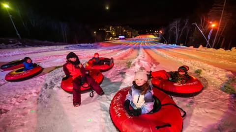 Snow Tubing at Silver Creek